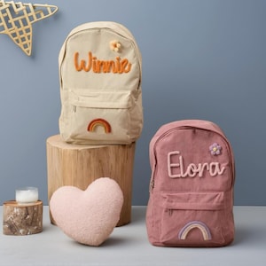 Bestickter Rucksack mit Namen, Kleinkind Rucksack, Vorschulrucksack, Schultasche individuell, Schultasche für Kinder, Kinderrucksack, Rucksack