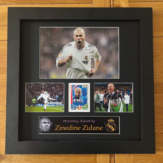 Autographe ZIDANE Zinedine , Vente Photo Dédicacée ZIDANE Zinedine