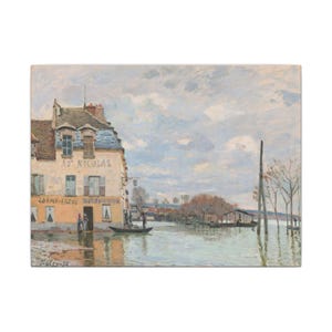 Flood at Port-Marly, 1872, Alfred Sisley