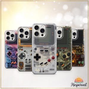 Retro Game Console Phone Case Gamer Boy Nostalgic Tech Design Vintage Game Case iPhone 11 iPhone 12 iPhone 13 iPhone 14 iPhone 15 iPhone 16