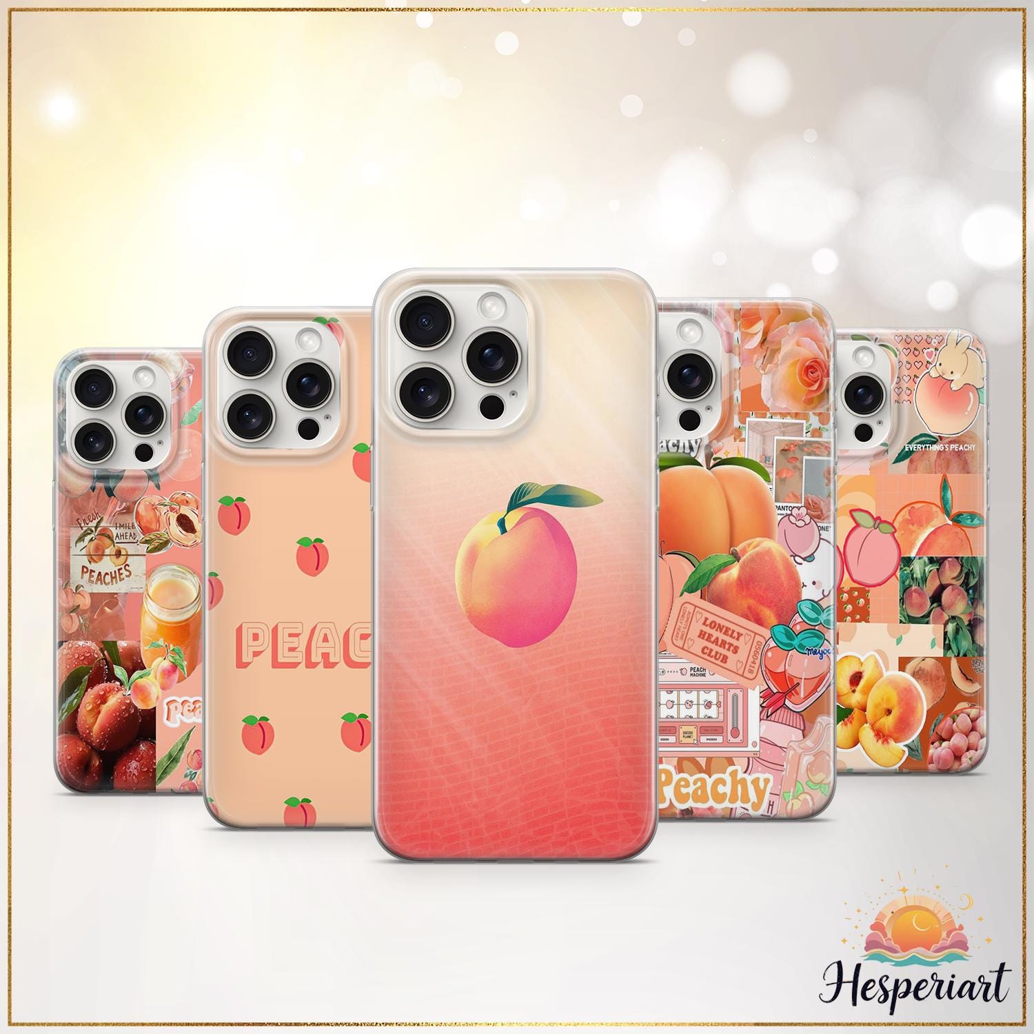 Peach phone case - Etsy 日本
