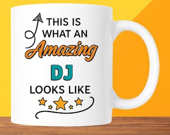 DJ Mug – Meaningful Gift for Appreciation or Birthday – Tea/Coffee Cup for Work Breaks