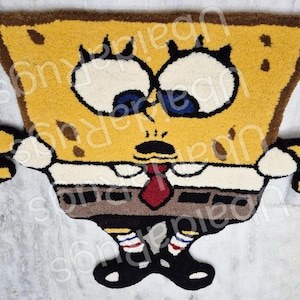 Handmade Wool Cartoon Character Rug: Kids Room Decor, Custom Colors