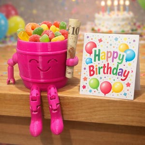 Cash Kegs Gift Money Holders Hot Pink
