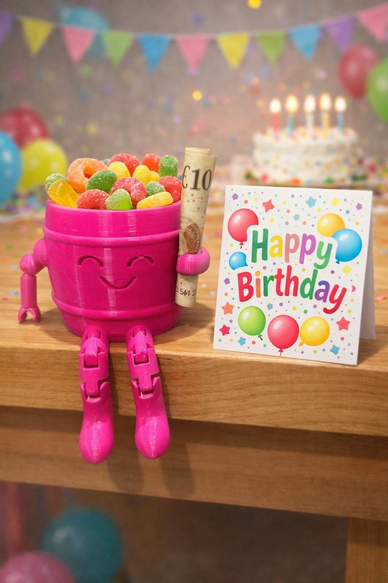 Cash Kegs Gift Money Holders Hot Pink