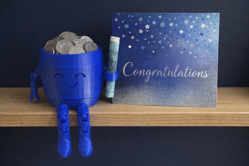 Cash Kegs Gift Money Holders Blue