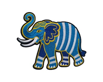 Parche Bordado De Elefante Savannah, 4 Pulgadas, Para Planchar - Decoración De Ropa, Mochilas, Animales