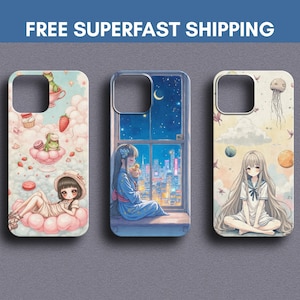 Aya Takano Anime Phone Case: Japanese Art iPhone & Samsung Galaxy Cover