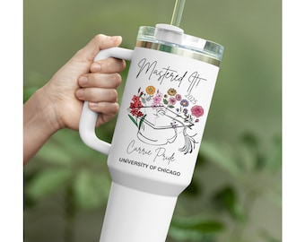Personalized Graduation Tumbler, Mastered It 2026, Master's Degree Gift