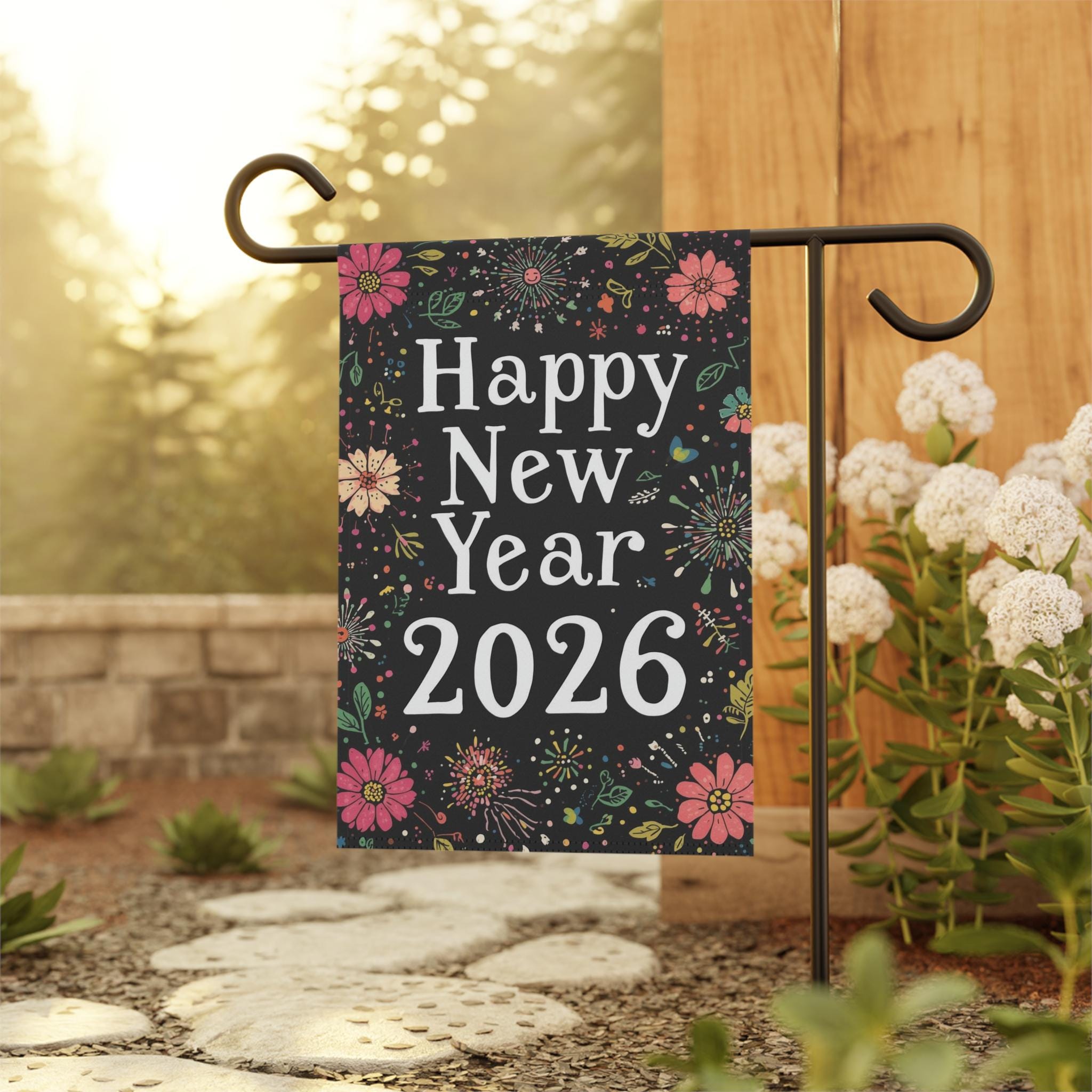 Discover Happy New Year Garden Flag, 2026 Yard Flag