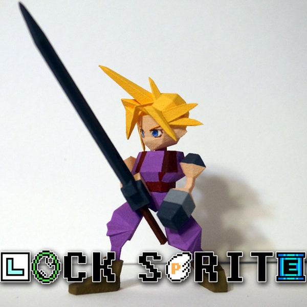 Cloud - FF7 3D-Printed Model