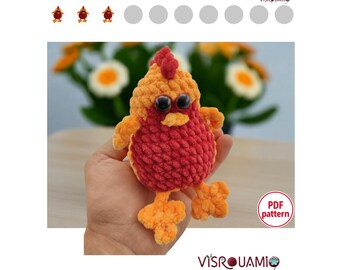 Crochet Chick Pattern PDF No Sew