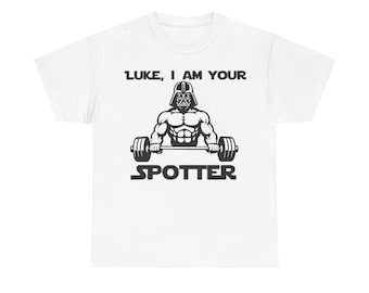 Gildan 5000, Luke, I Am Your Spotter, Heavy Cotton Blend Unisex Graphic Shirt