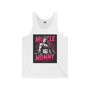 Muscle Mommy Tank / Strong Girl Graphic Tank for Female Lifters, Gym Babes & Savage Fitness Queens
