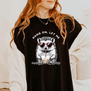 Hang on let me overthink this t-shirt, funny hedgehog shirt, funny hedgehog tee, anxiety mental health gift, unisex shirt