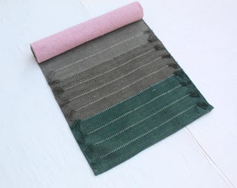 Organic Herbal Cotton Yoga Mat – Handwoven, Ecofriendly, Meditation & Anti-Slip Exercise Mat 2x6 Feet Travel-Friendly