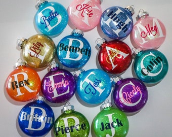 Personalized christmas ornaments | Etsy