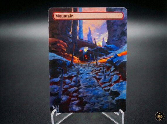 Foil MTG Land Proxies | Hand-painted Alter Prints | Full Art Basic