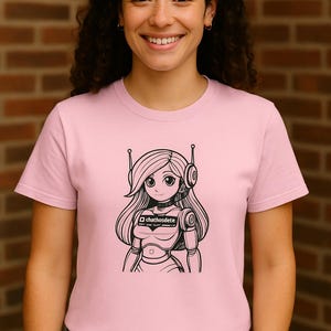 Funny AI T-Shirt | Robot Graphic Tee | Chatboxdette AI Tee