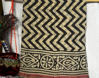 Handblock bedruckter Baumwollsarong - ethisch hergestellte Strandvertuschung
