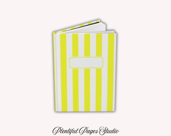 Yellow Striped Journal