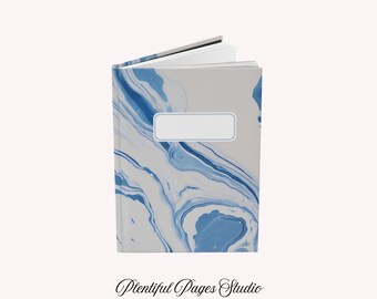 Blue Marble Print Journal