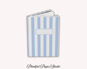Blue Striped Journal