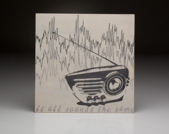Screen printed music art- Gabriel Reed