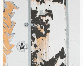 Urban decay graffiti print-screen printed, limited edition