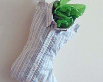 Holiday Shocking- Collared shirt stocking