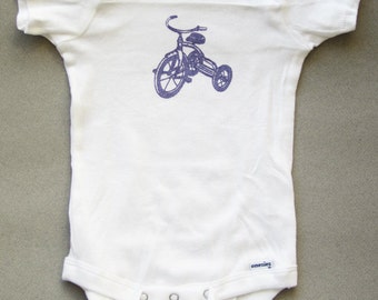 Tricycle logo onesie- Short sleeve 3-6 months