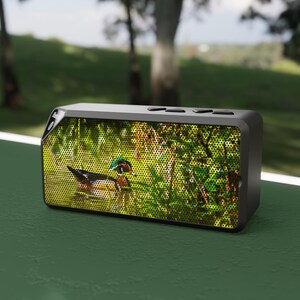 Wood Duck Drake Bluetooth Speaker | Milo Dog Media Waterfowl Photo image 3