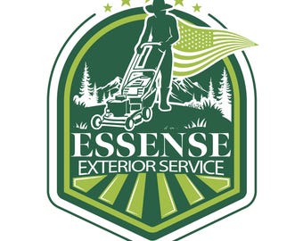 Professional Lawn Care Logo | Landscaping & Garden Business Branding Digital Files
