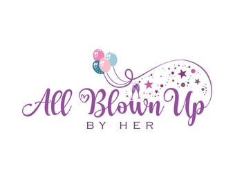 Balloon Decor Logo Design | Custom Branding for Party Planners & Event Stylists