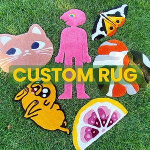 Custom Tufted Rug Design – Custom Tuft Rug – Handmade to Order – Personalized Rug – Fluffy Rug – Handmade Rug – Christmas Gifts