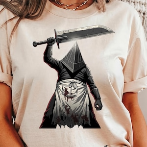 Silent Hill Pyramid Head Shirt: Retro Horror Game Tee