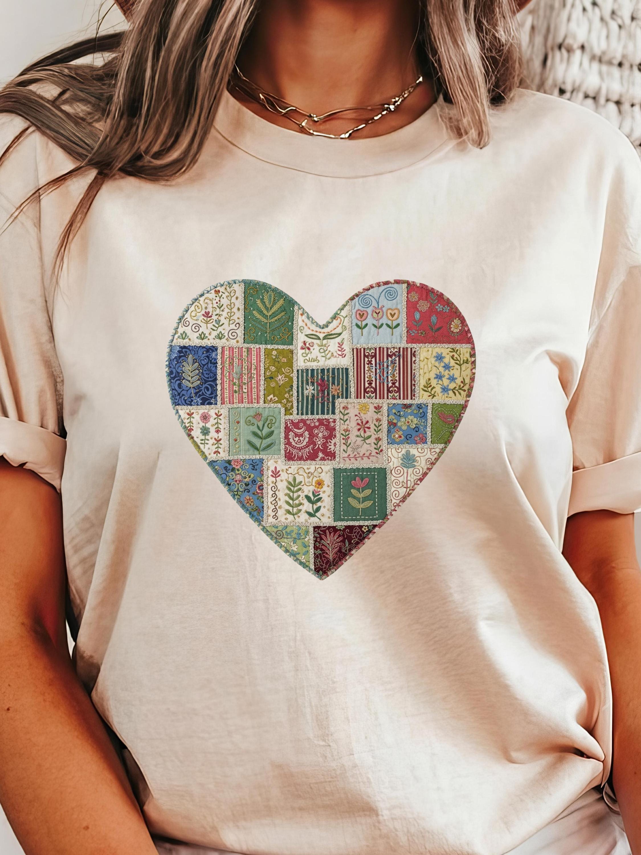 トップス Embroidery Patchwork Shirts 12410403 Embroidery Patchwork Shirts 12410403