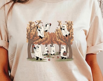 Vintage Apple Picking Shirt, Cute Ghosts Shirt, Halloween Family Tee,Gift Idea, Spooky Season, Apple Orchard Tee, Pick Your Poison