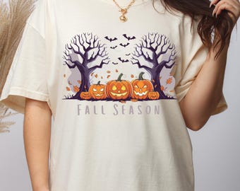 Comfort Colors Halloween Shirt: Spooky Season Fall T-Shirt