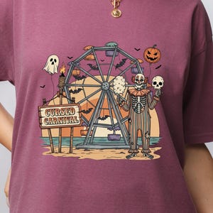 Vintage Cursed Clown Shirt: Spooky Beach Carnival, Retro Comfort Colors