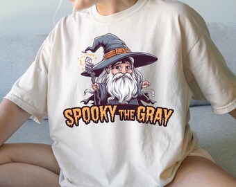 Comfort Colors Spooky Season Shirt: Wizard Halloween Vibes