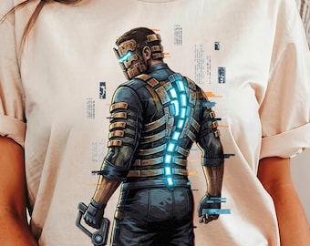 Dead Space Isaac Clarke Shirt, Engineer of The Void Shirt, Plasma Cutter Tee, Horror Game, Game Shirt, Gift for Gamer, Minimal Graphic Tee