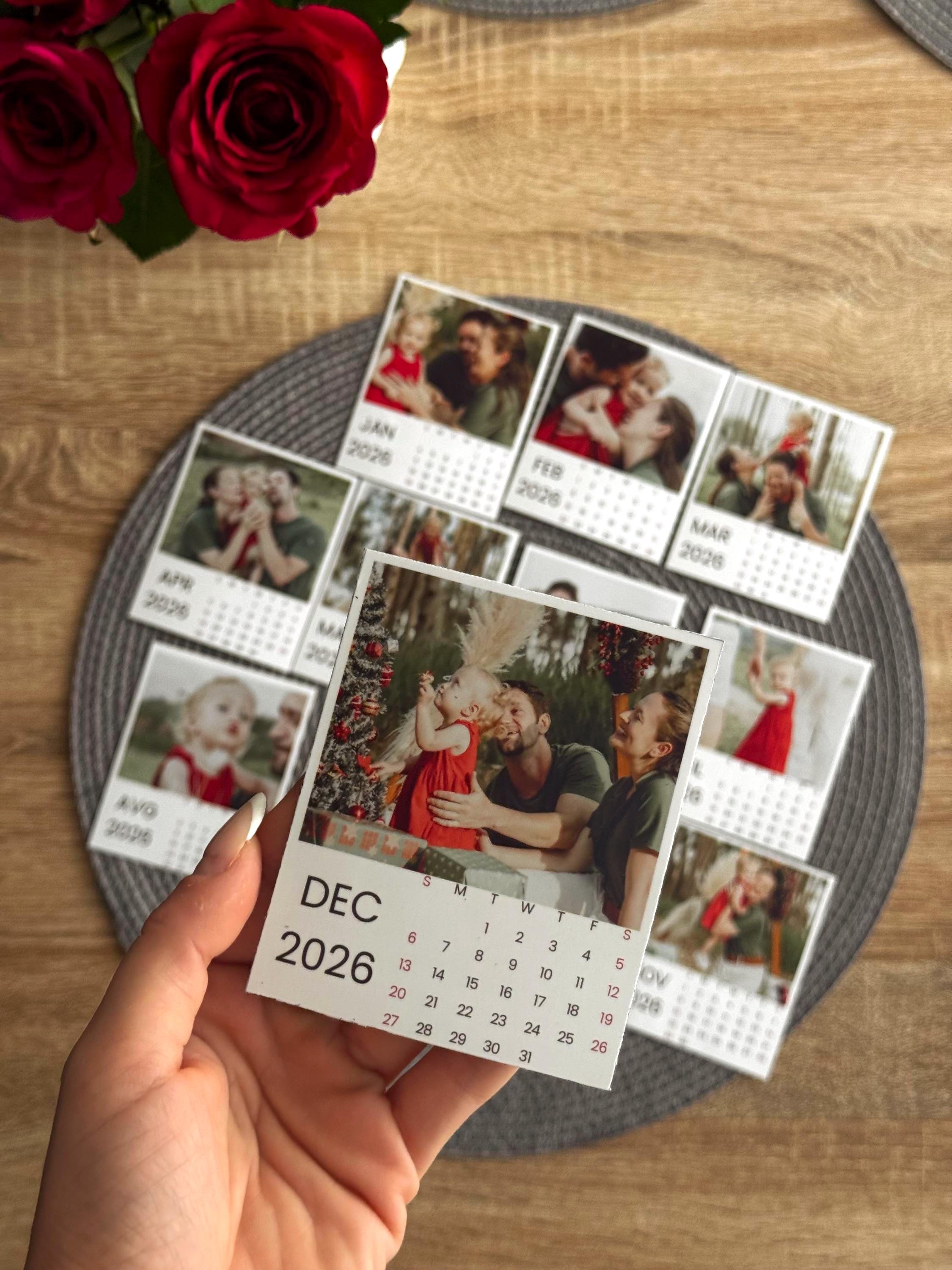 Magnetische kalender 2026-2027, voor koelkast