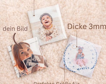 Custom Photo Magnet Personalized Picture Fridge Gift Baby Family Ultrasound Keepsake