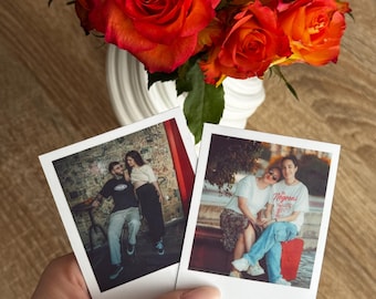 Photo Magnet Set Custom Picture Gift Personalized Fridge Decor & Retro Style Magnets