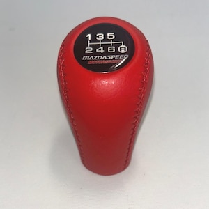 Fit for Mazda 6 Speed Leather Shift Knob RX-8 MX-5 Nb Nbfl II Mk2 Mk2.5 Miata Roudster