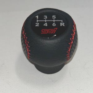 Pommeau de levier de vitesses pour Subaru WRX STI 6 vitesses, noir