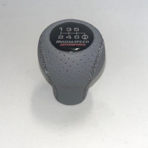 Convient pour Mazda 6 pommeau de levier de vitesse en cuir RX-8 MX-5 Nb Nbfl II Mk2 Mk2.5 Miata Roudster
