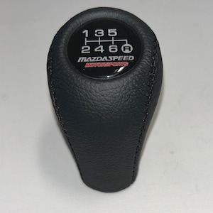 Fit for Mazda 6 Speed Leather Shift Knob RX-8 MX-5 Nb Nbfl II Mk2 Mk2.5 Miata Roudster