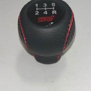 Gear Shift Knob Fit For Subaru WRX STI 5 speed, Black